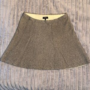 Theory Black and White A-Line short mini Skirt elastic waist